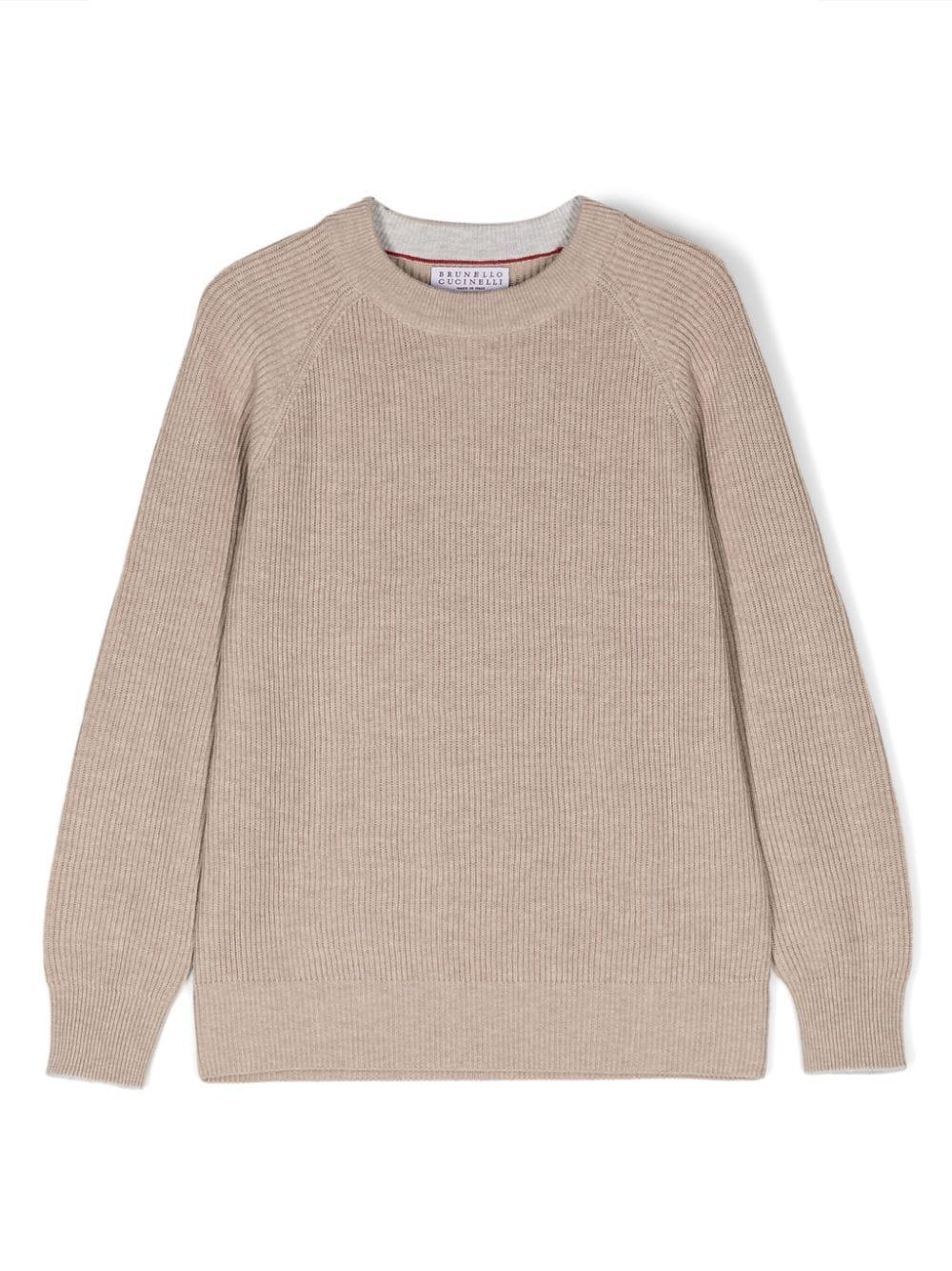 Maglione beige bambino