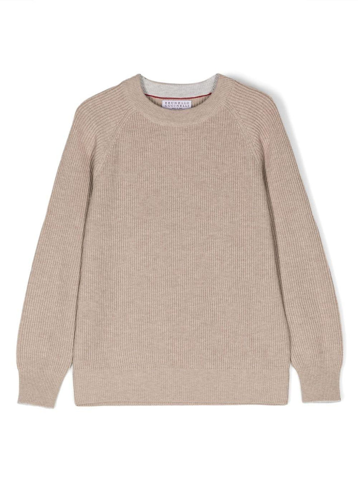 Maglione beige bambino