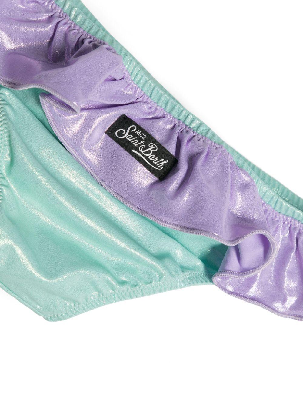 Slip verde/viola bambina