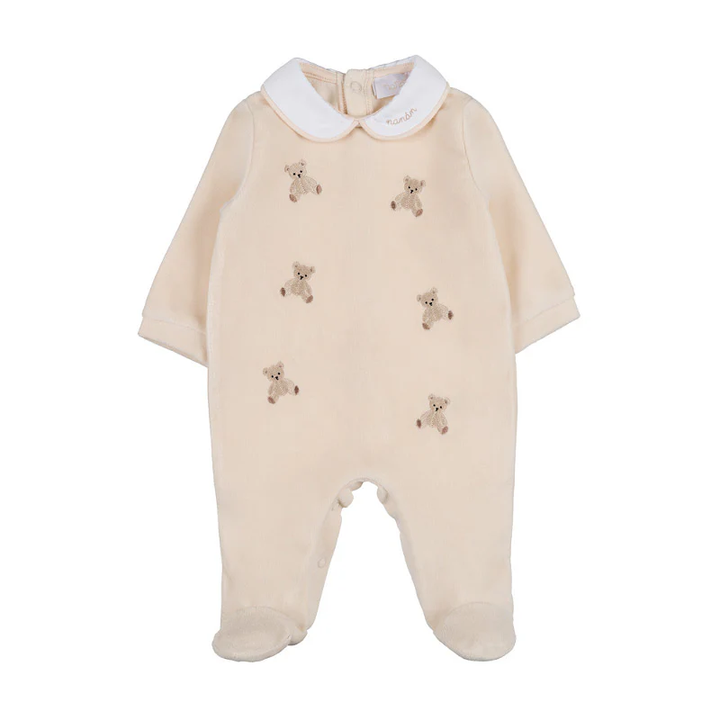 tutina beige neonato I25015 BEIGE Nanan 