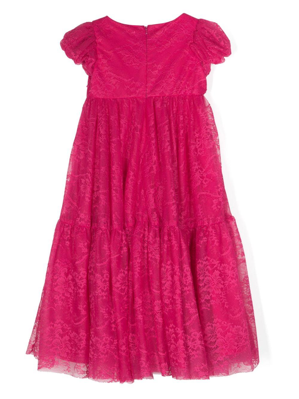 Abito fucsia bambina