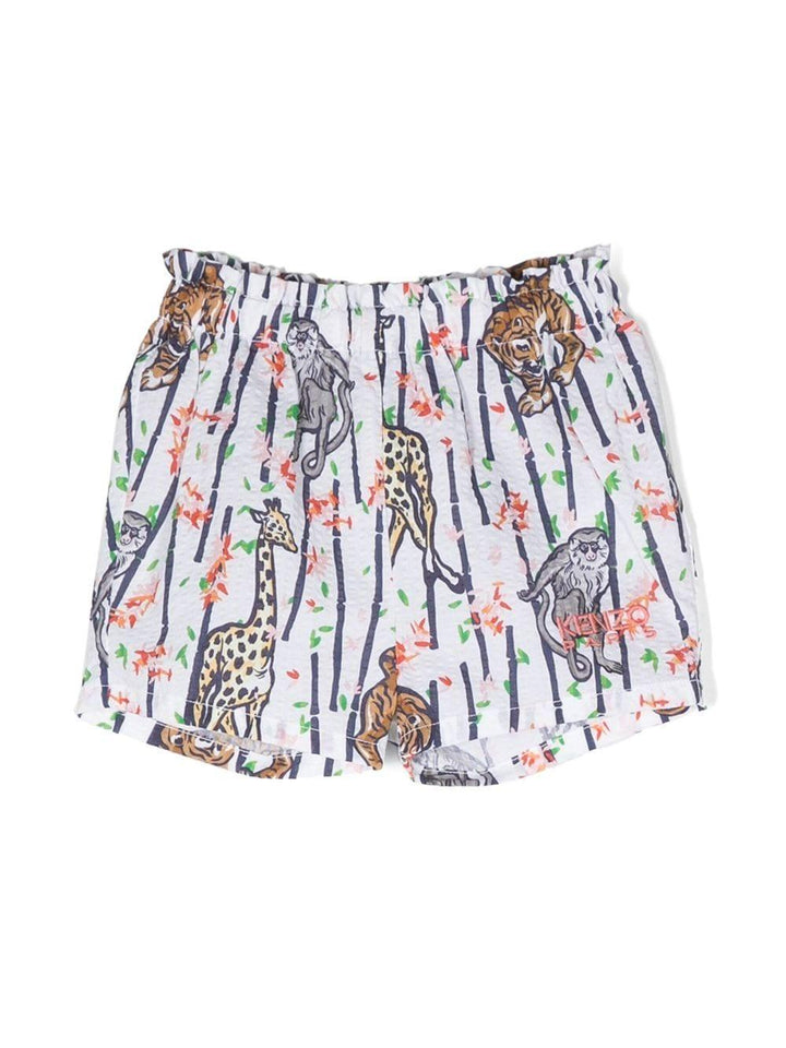 Shorts bianchi neonata K04220 10P KENZO KIDS 