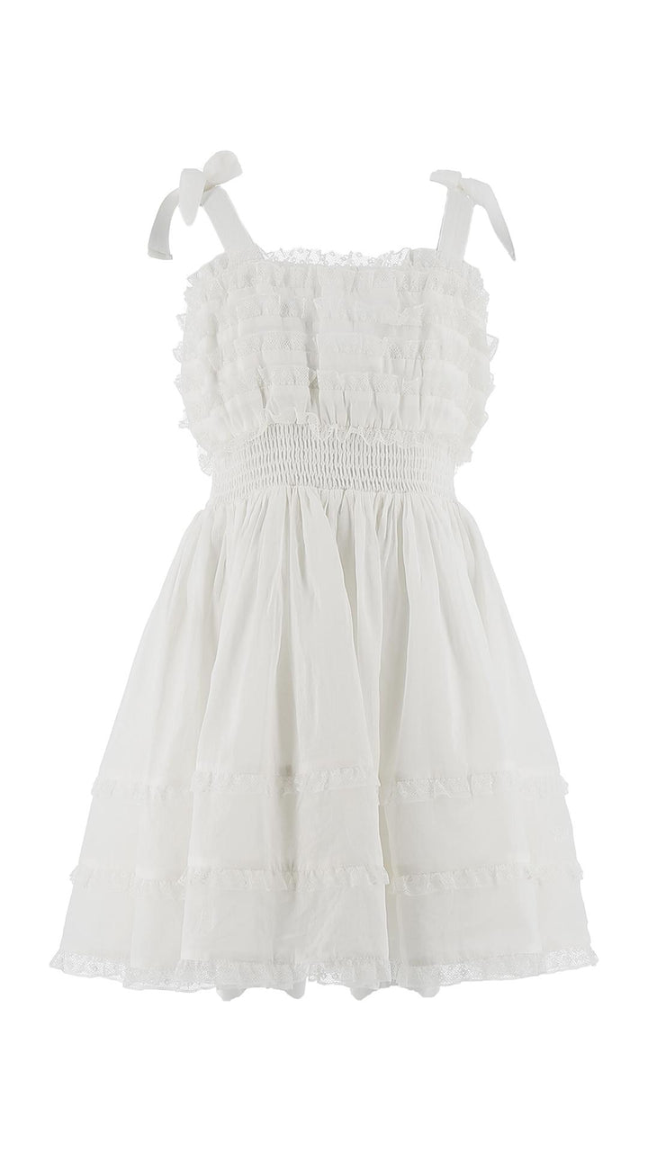 Abito bianco bambina