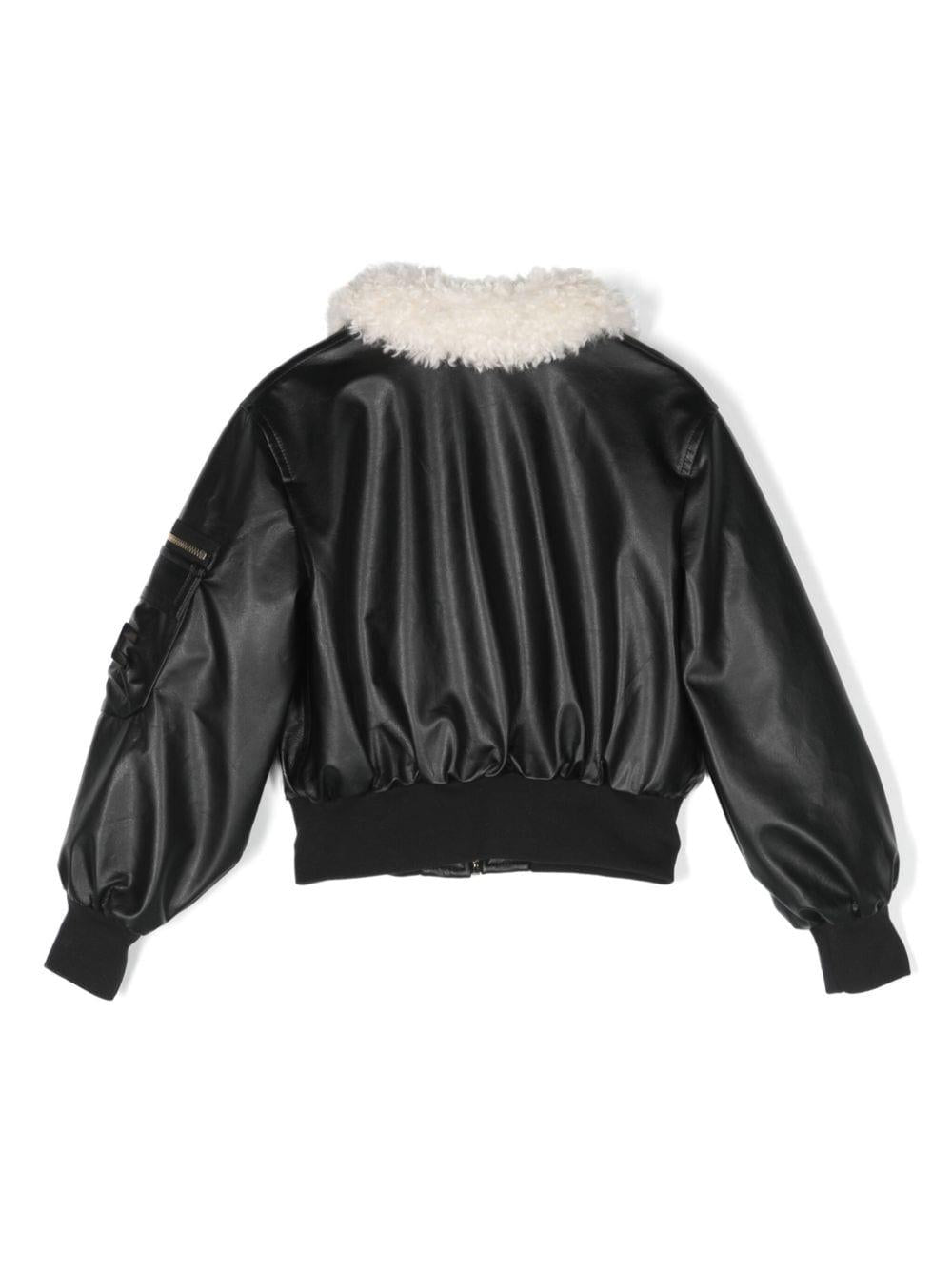 Giubbino nero bambina