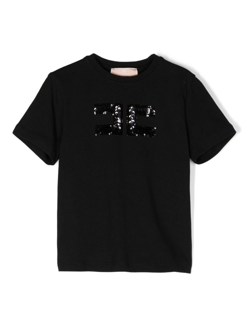 T-shirt nera bambina