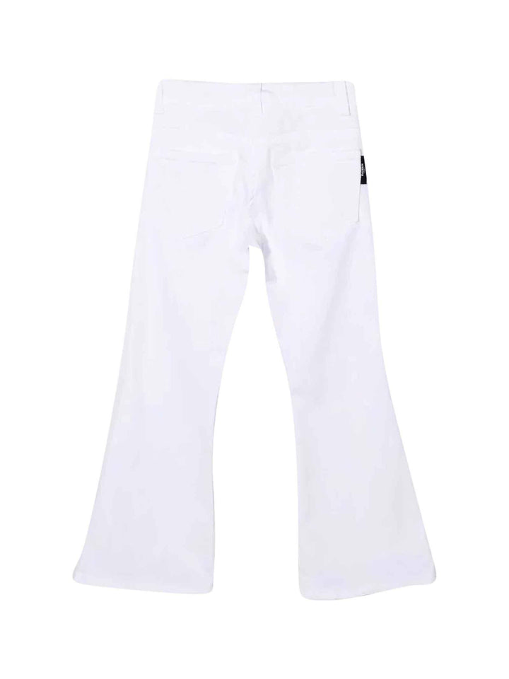 Pantaloni bianchi bambina