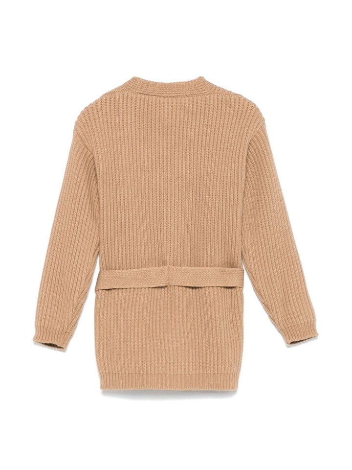 cardigan beige bambina