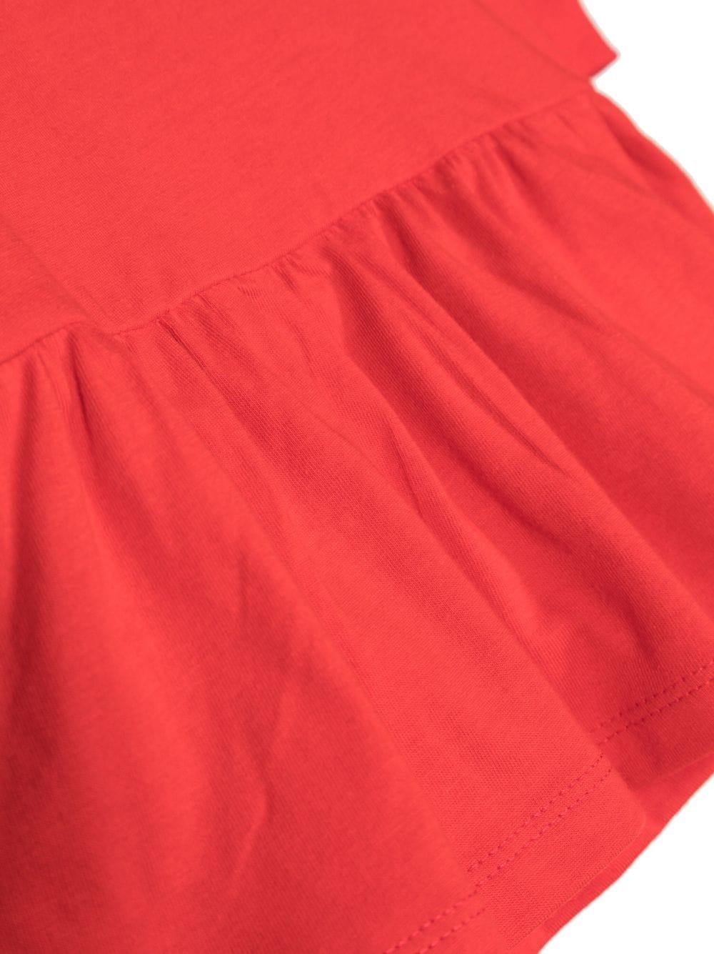 Abito rosso neoanta con logo K02105 990 KENZO KIDS 