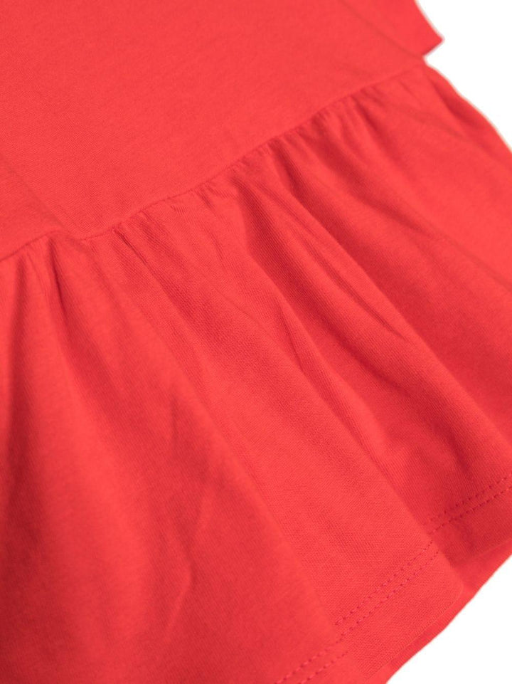Abito rosso neoanta con logo K02105 990 KENZO KIDS 