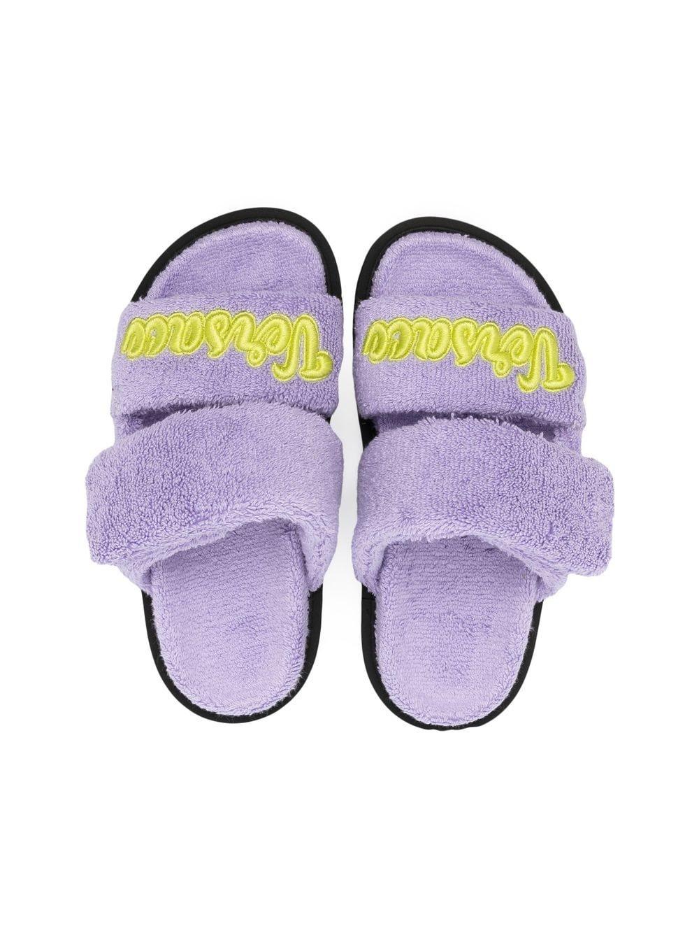 Sandali lilla/lime unisex 10079461A06111 2L710 VERSACE 
