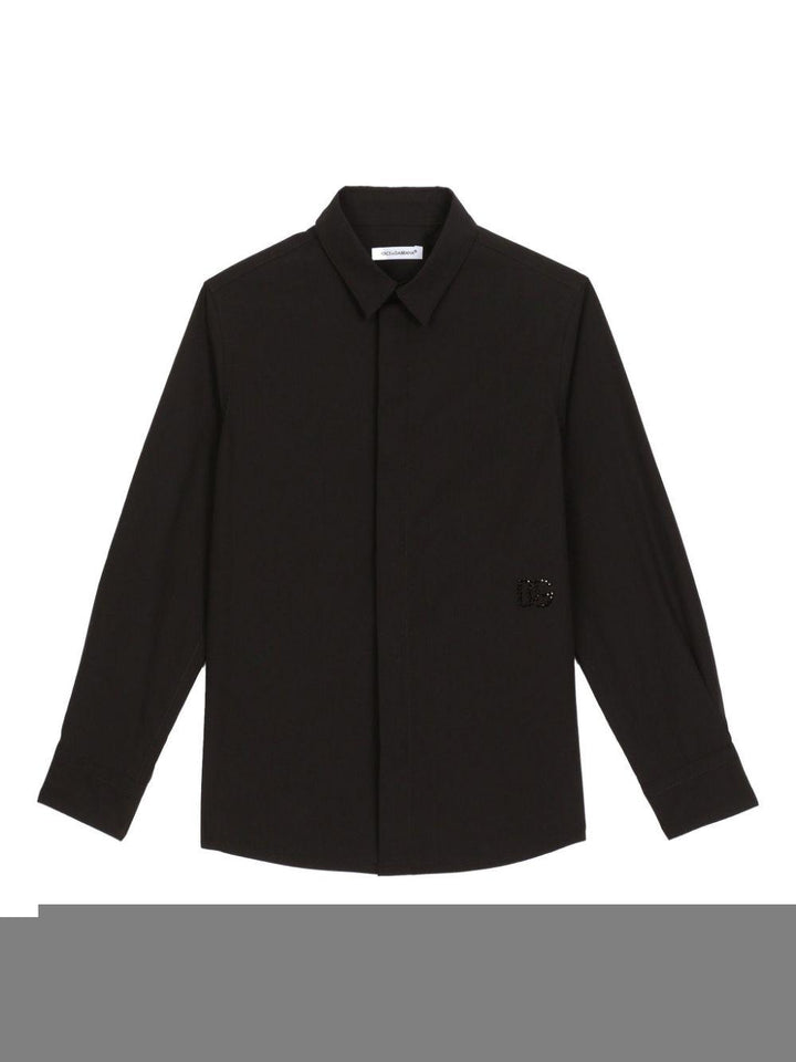 camicia nero bambino