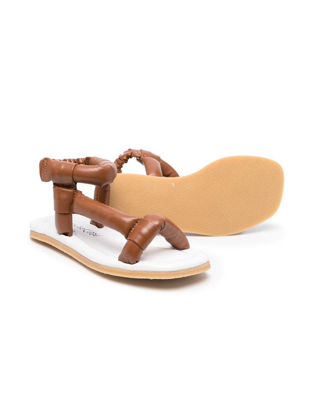 sandali marroni bambina MSSC026YY0000 BRW MI.MI.SOL 
