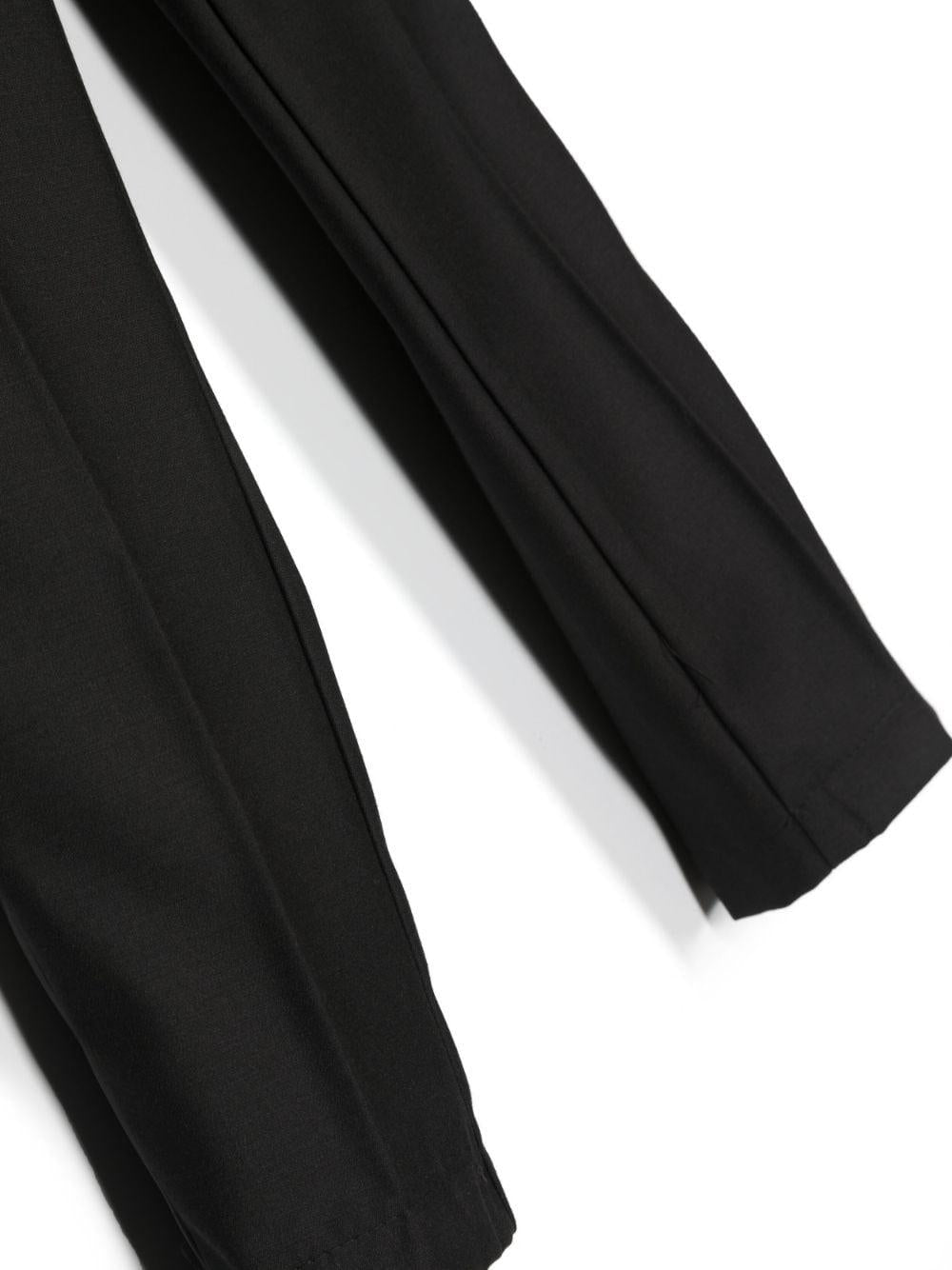 Pantaloni nero bambina classico 25B4092354 0050 Monnalisa kids 
