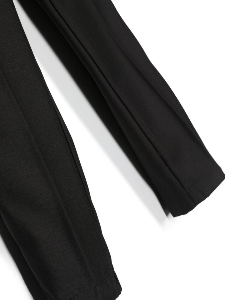 Pantaloni nero bambina classico 25B4092354 0050 Monnalisa kids 