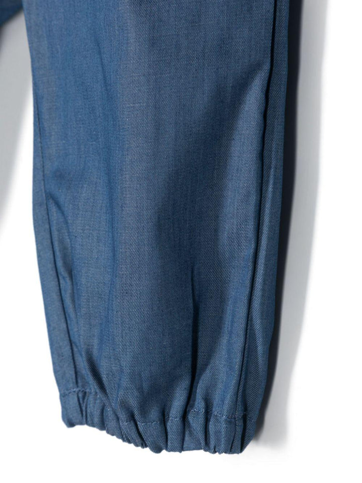 Pantaloni blu neonato
