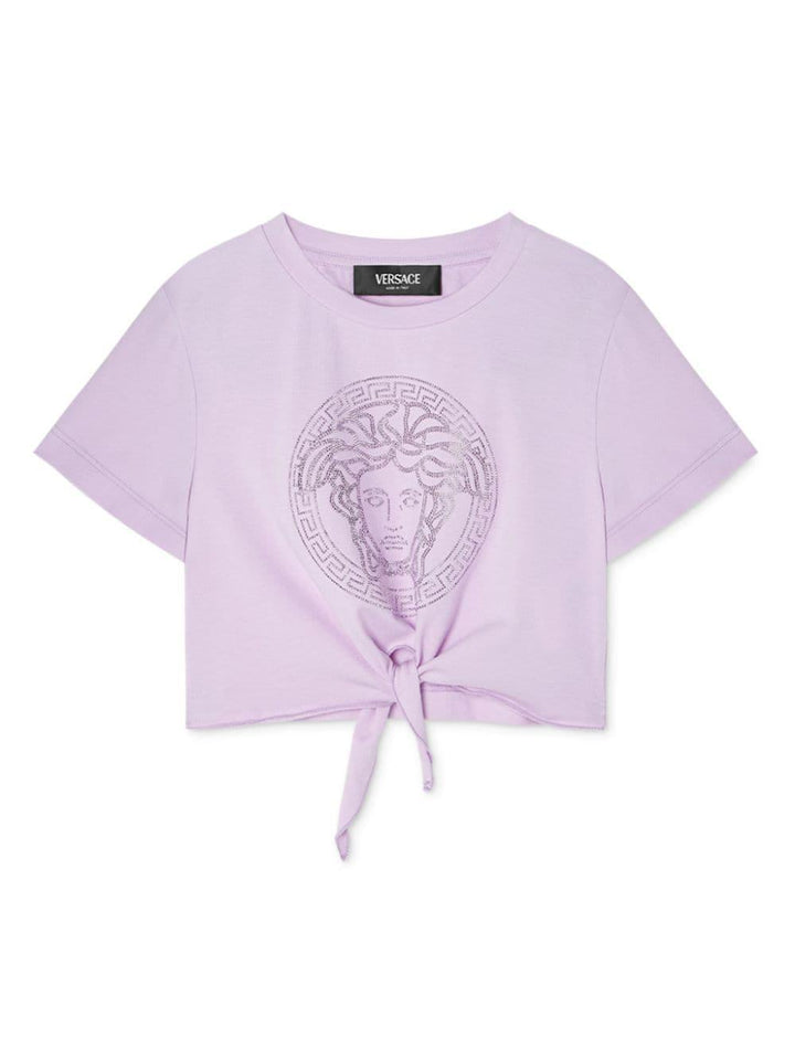 t-shirt lilla bambina