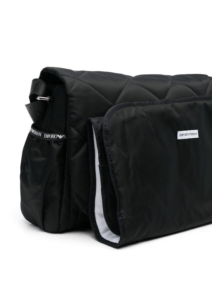 Borsa fasciatoio nera neonato