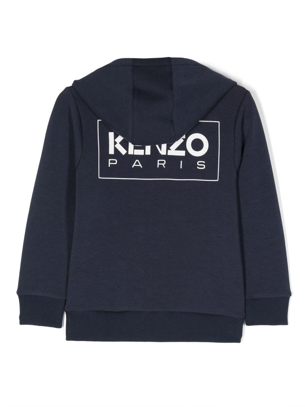 Felpa blu unisex K55015 84A KENZO KIDS 