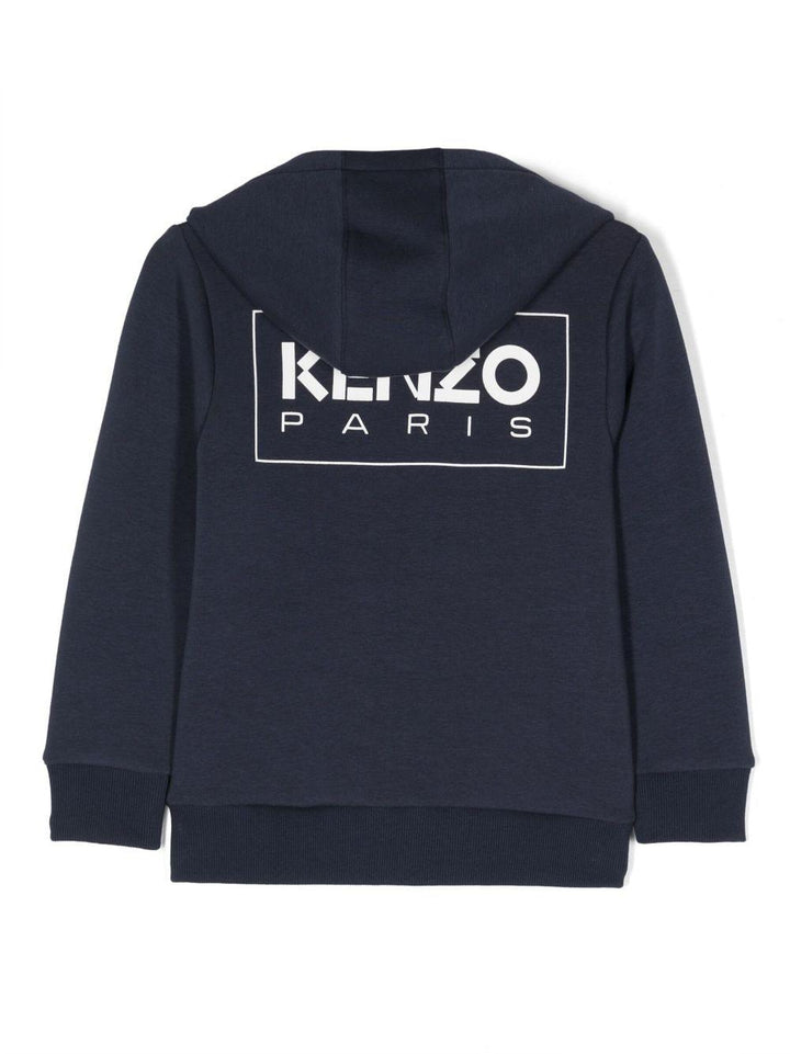 Felpa blu unisex K55015 84A KENZO KIDS 
