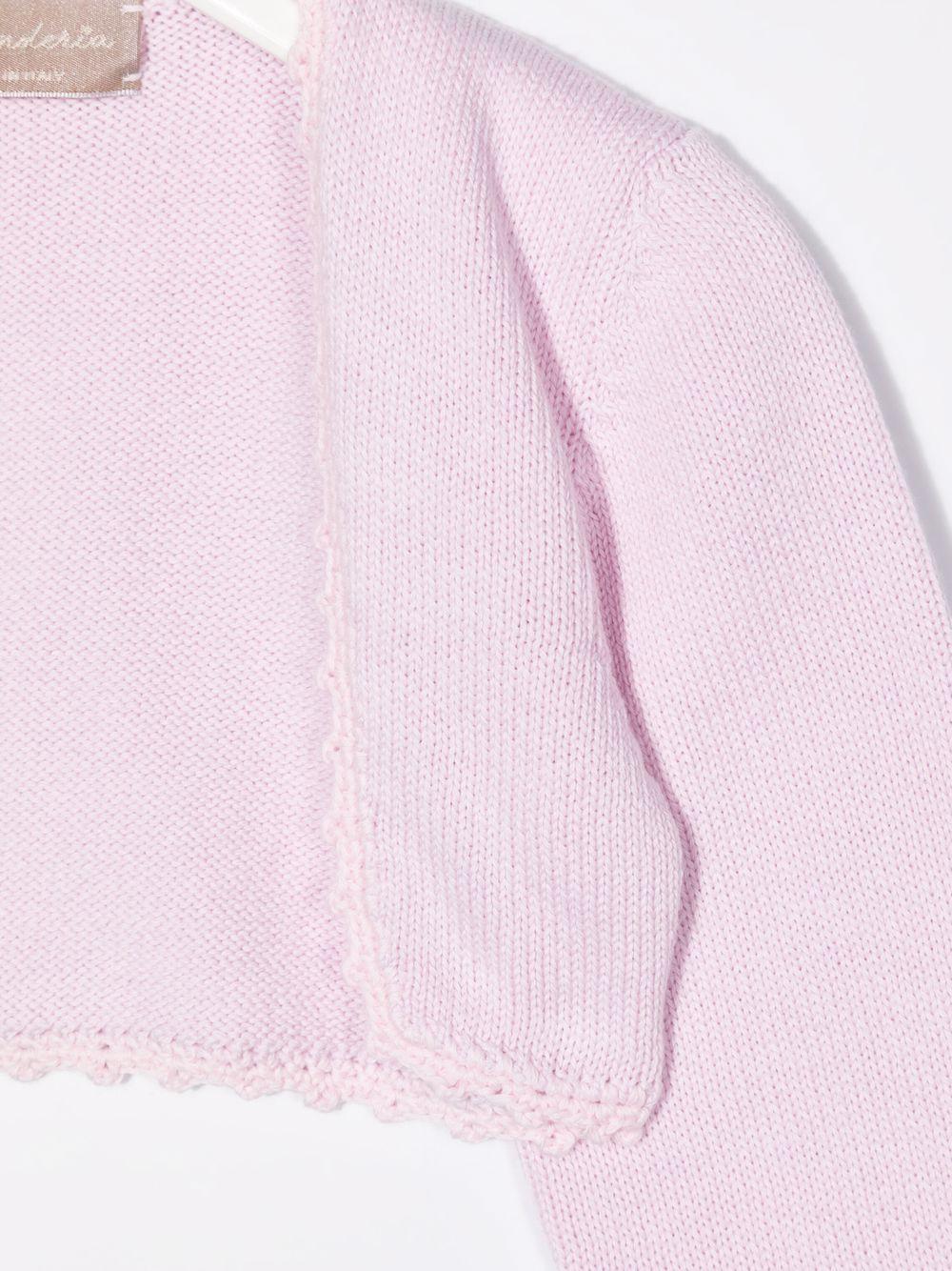 Cardigan rosa bambina
