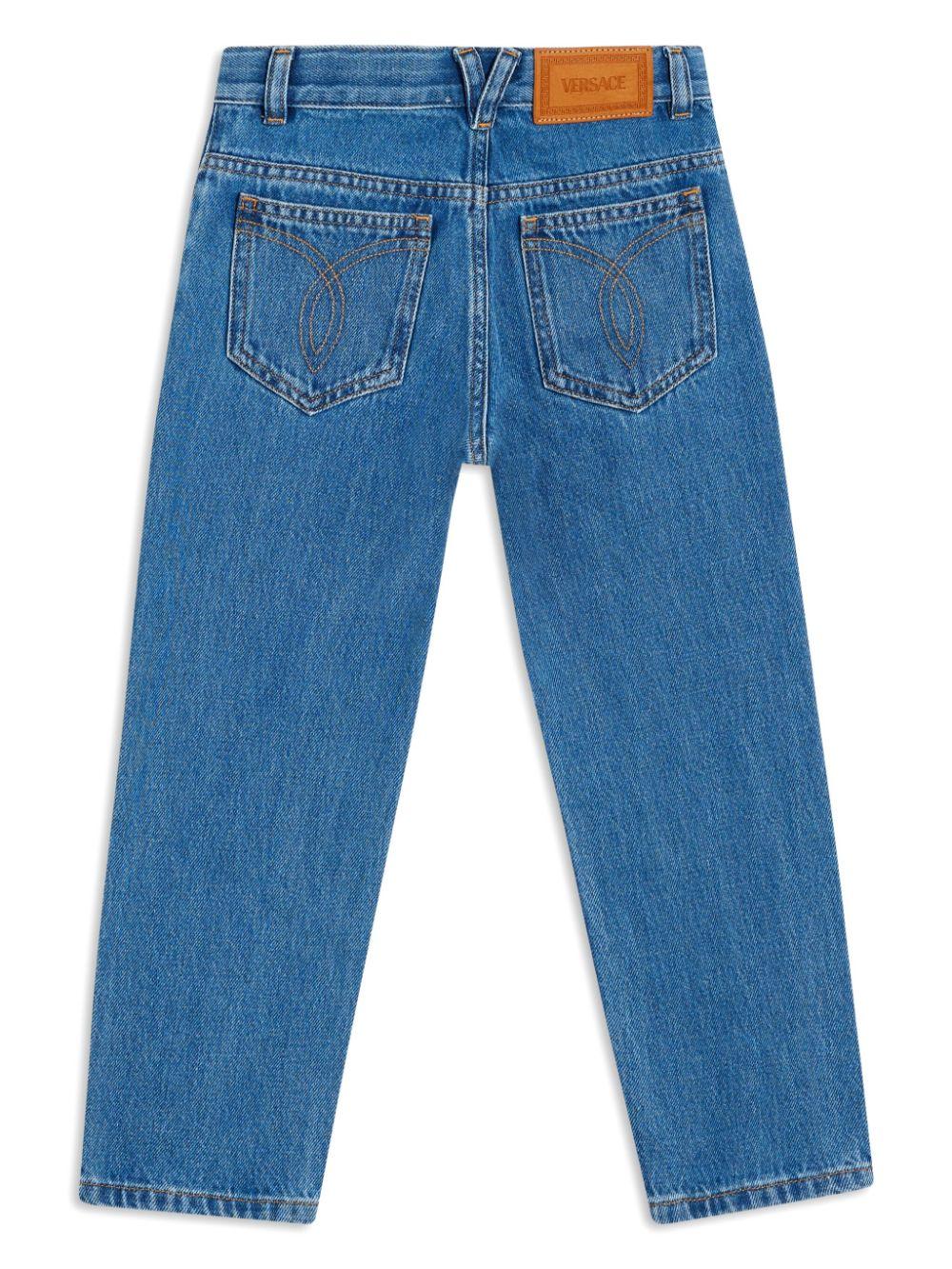 Pantaloni blu denim bambino