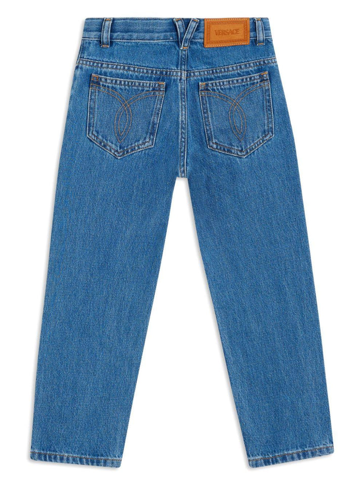Pantaloni blu denim bambino