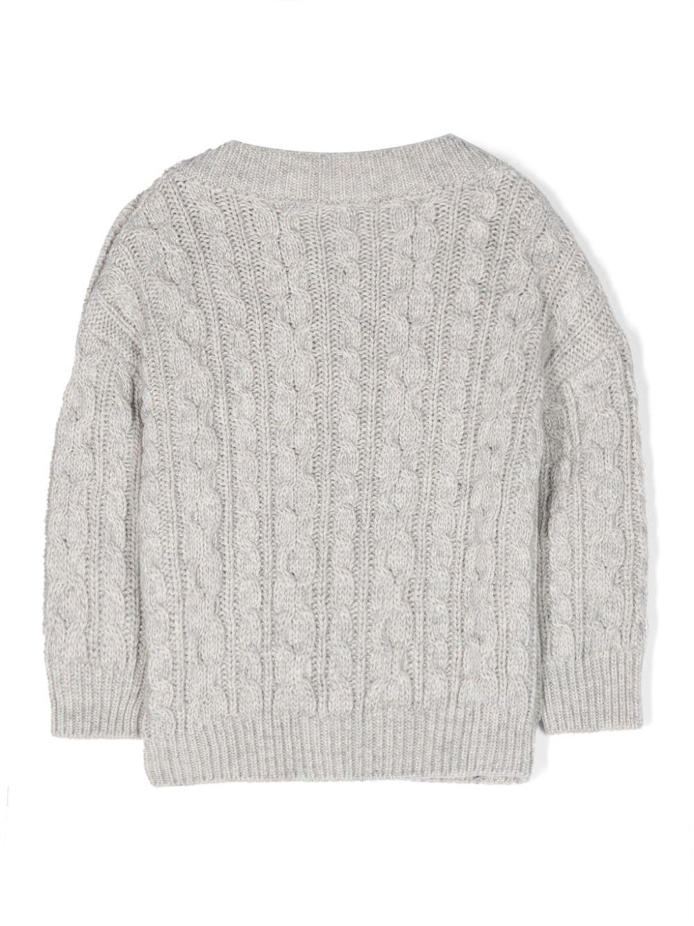 Maglione grigio neonata