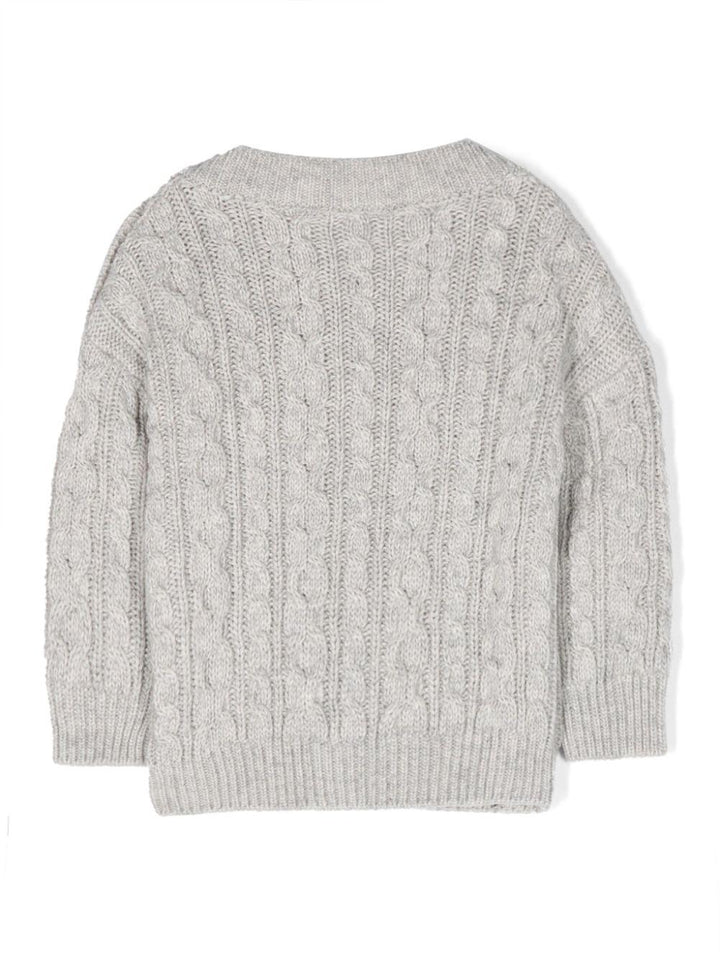 Maglione grigio neonata