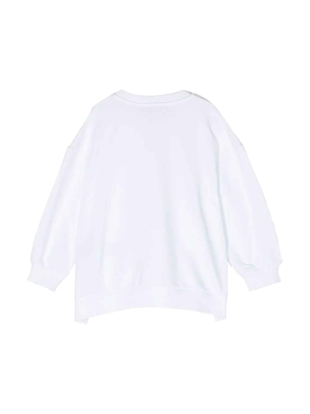 Felpa bianca bambina