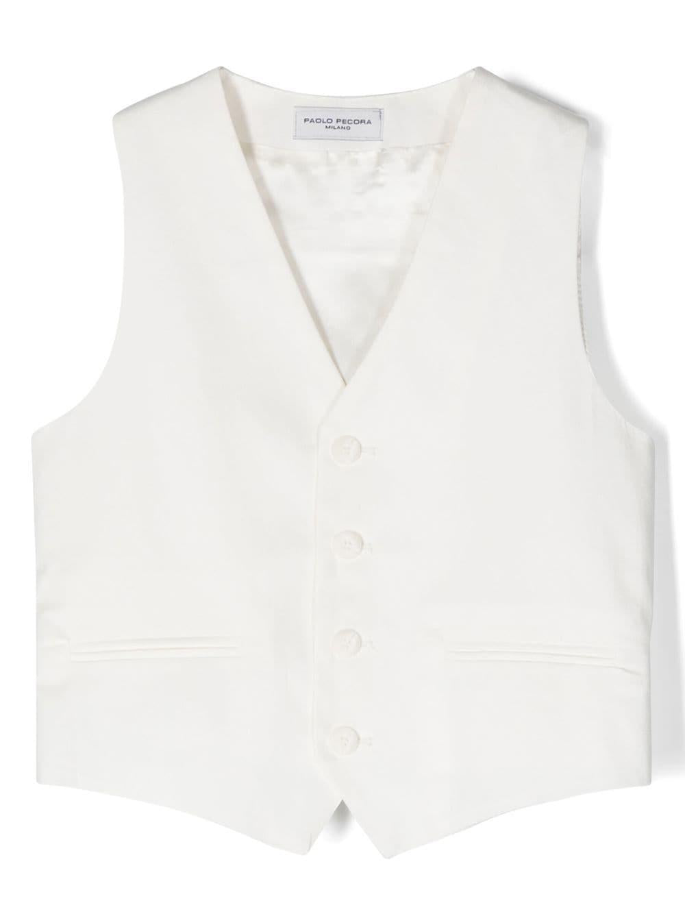 Gilet bianco bambino