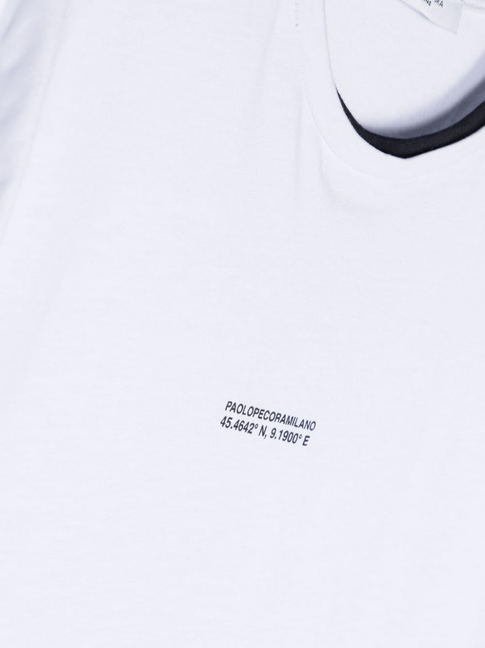 T-shirt bianca bambino