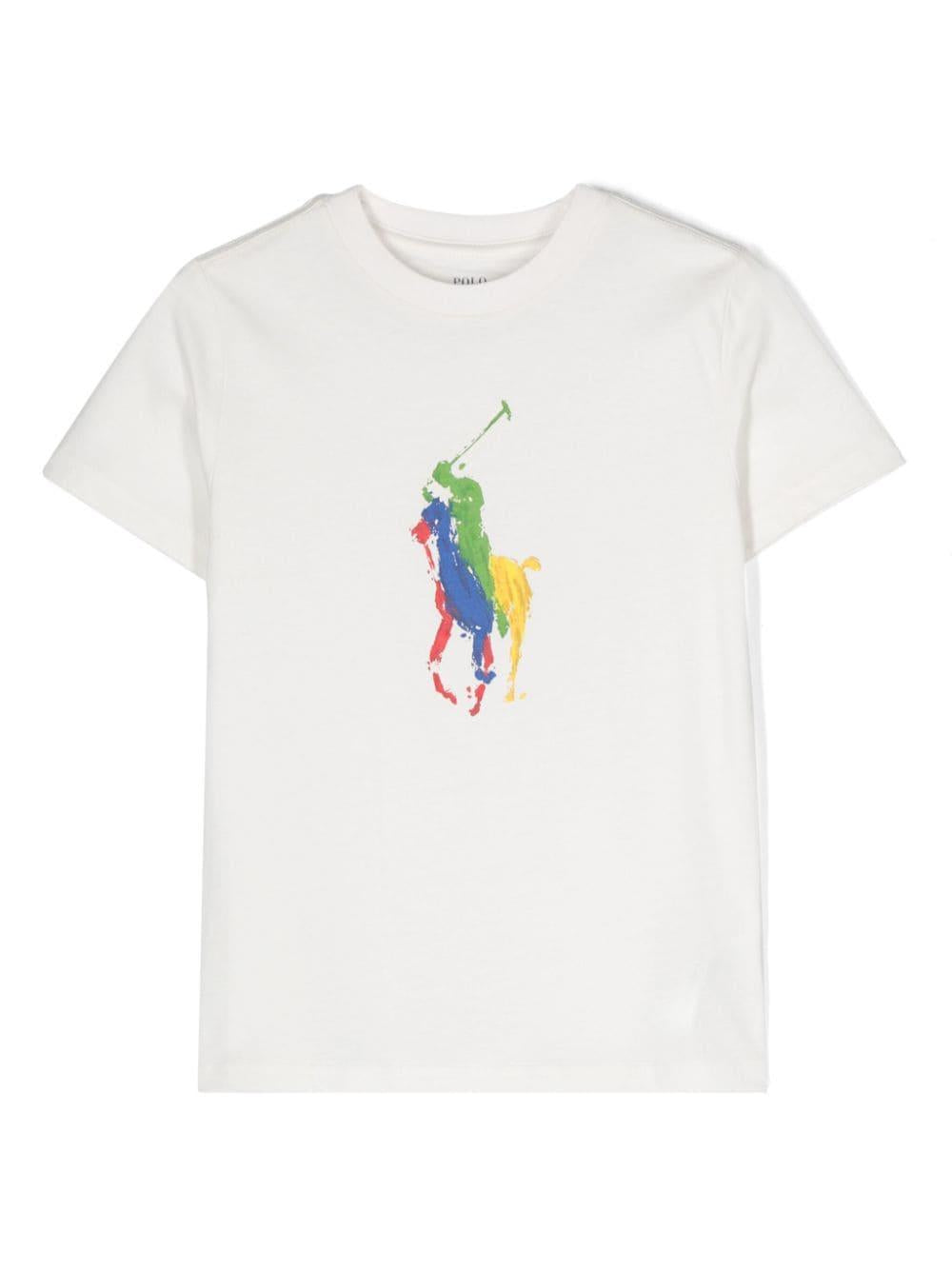 T-shirt bambino bianca 322925614 001 RALPH LAUREN KIDS 