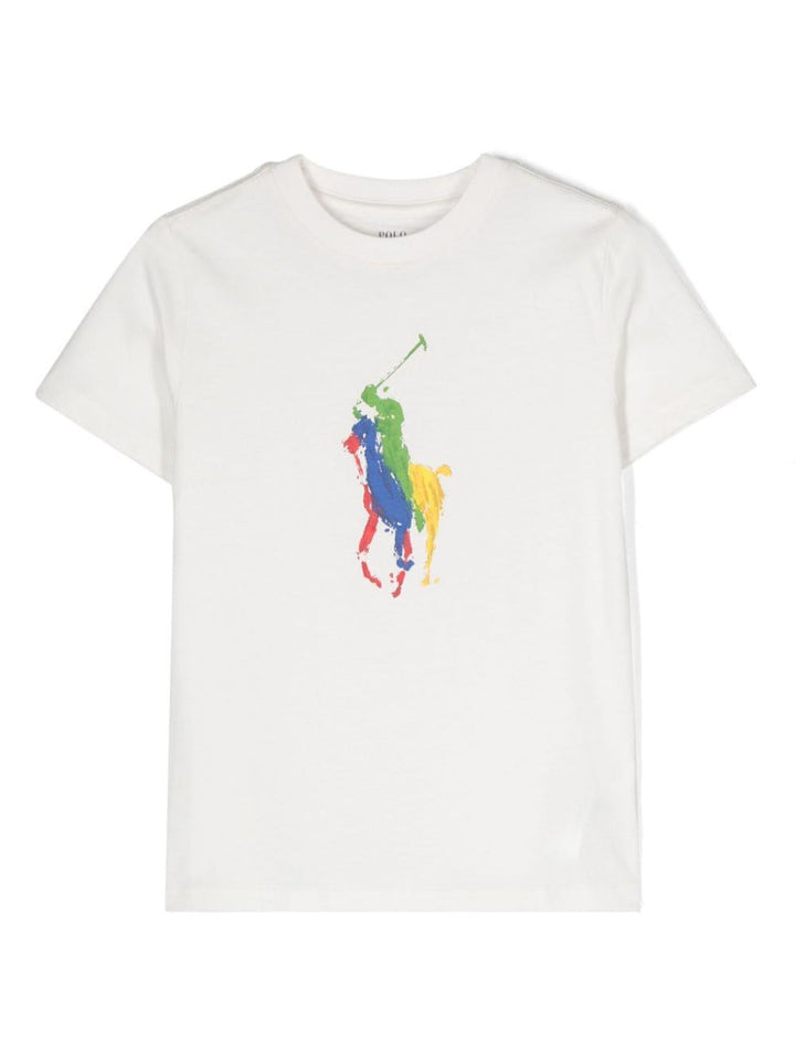 T-shirt bambino bianca 322925614 001 RALPH LAUREN KIDS 