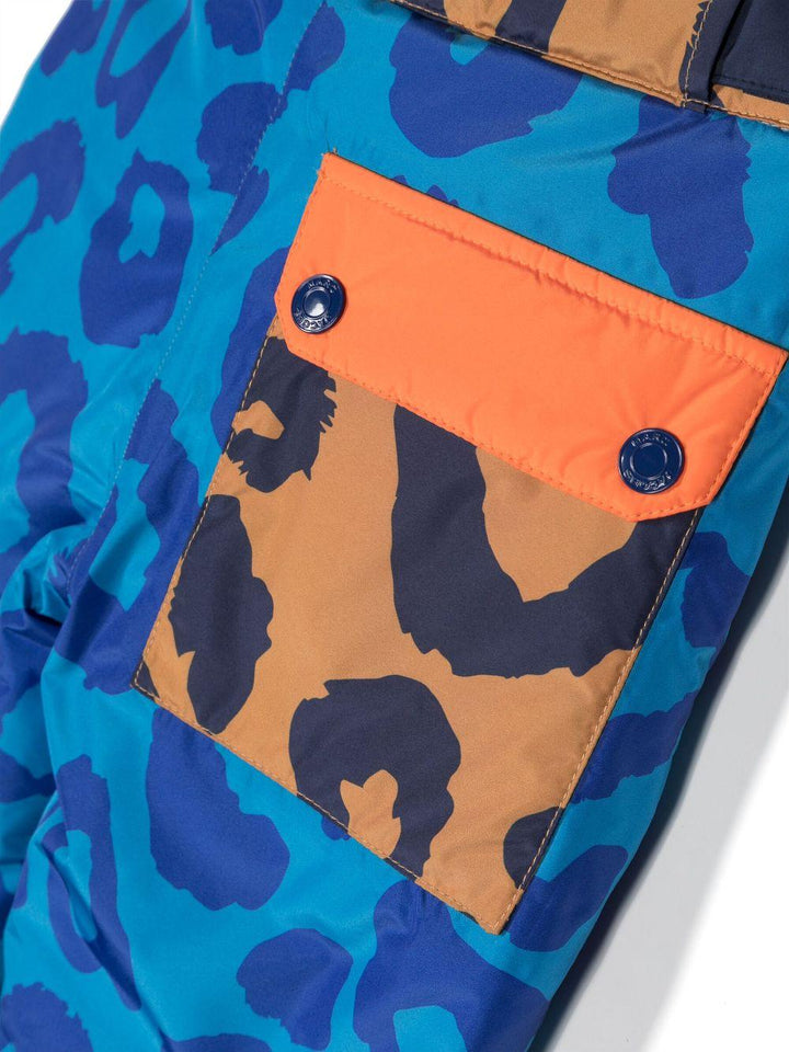 Pantaloni blu e multicolor bambino