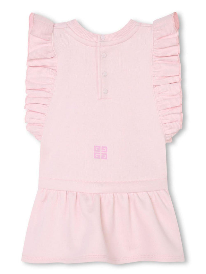 Abito neonata rosa chiaro H30190 44Z Givenchy Kids 