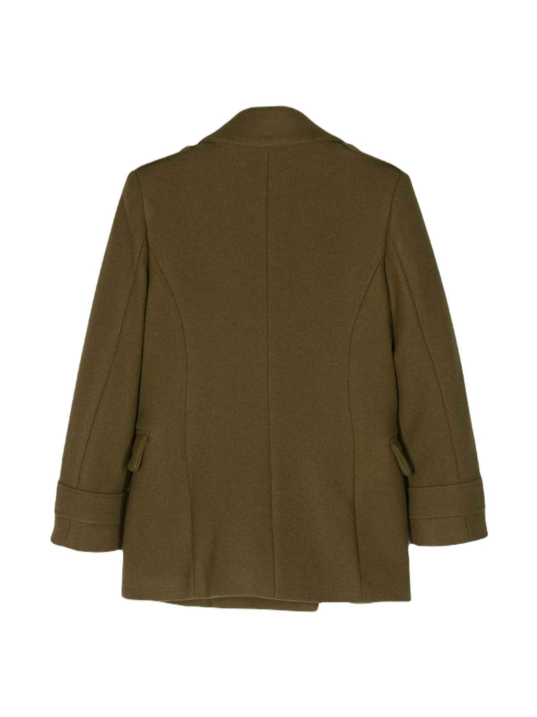 Cappotto verde bambina