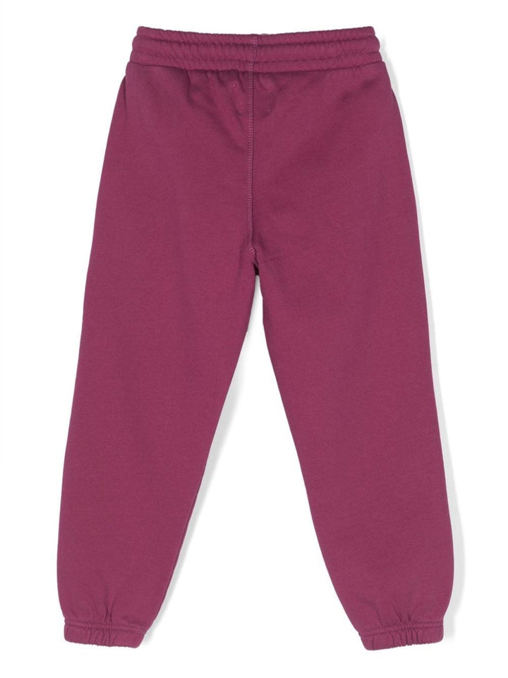 Pantaloni sportivi fucsia bambina con stampa