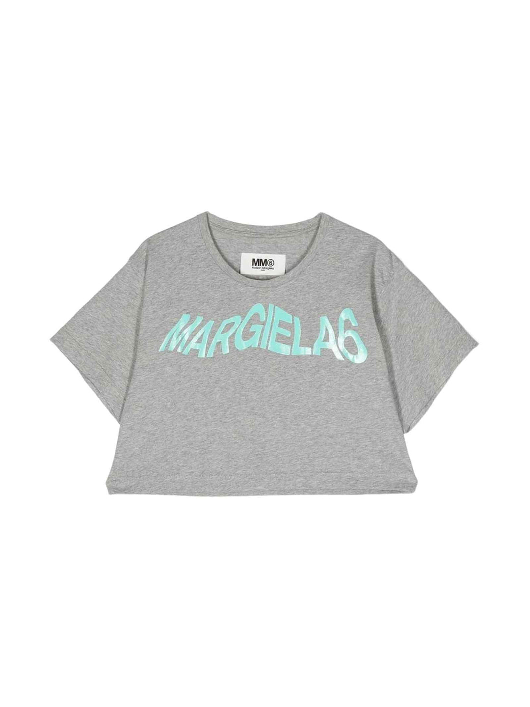 T-shirt grigia unisex M60337MM060 M6C15 MM6 KIDS 