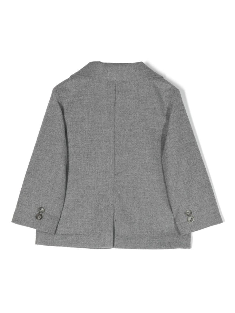 Blazer grigio neonato A23GB041W0003 072 IL GUFO 