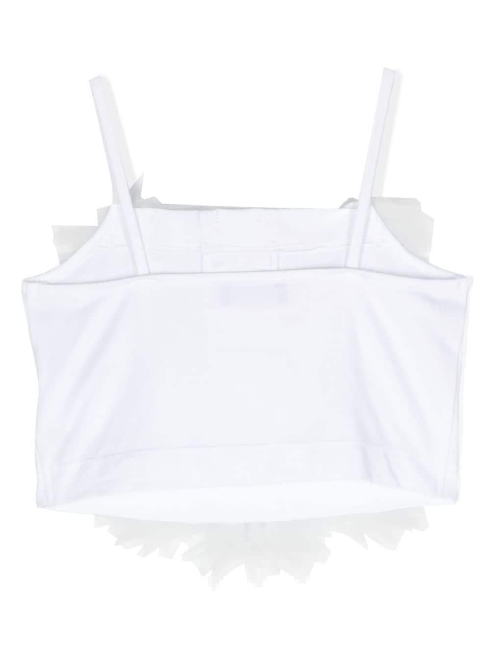 Top bianco bambina