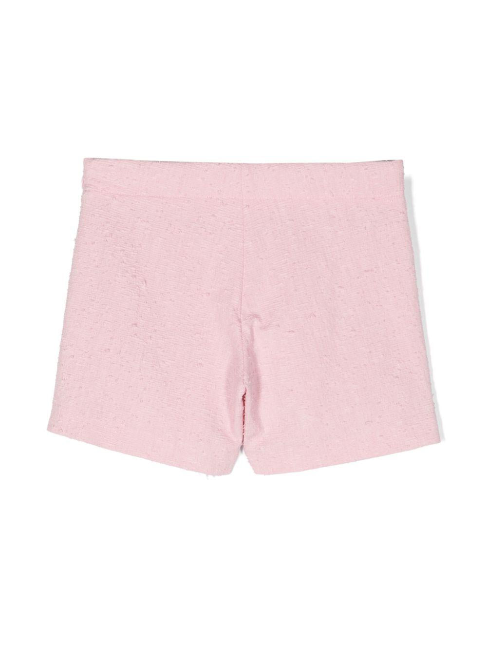 Shorts rosa chiaro bambina