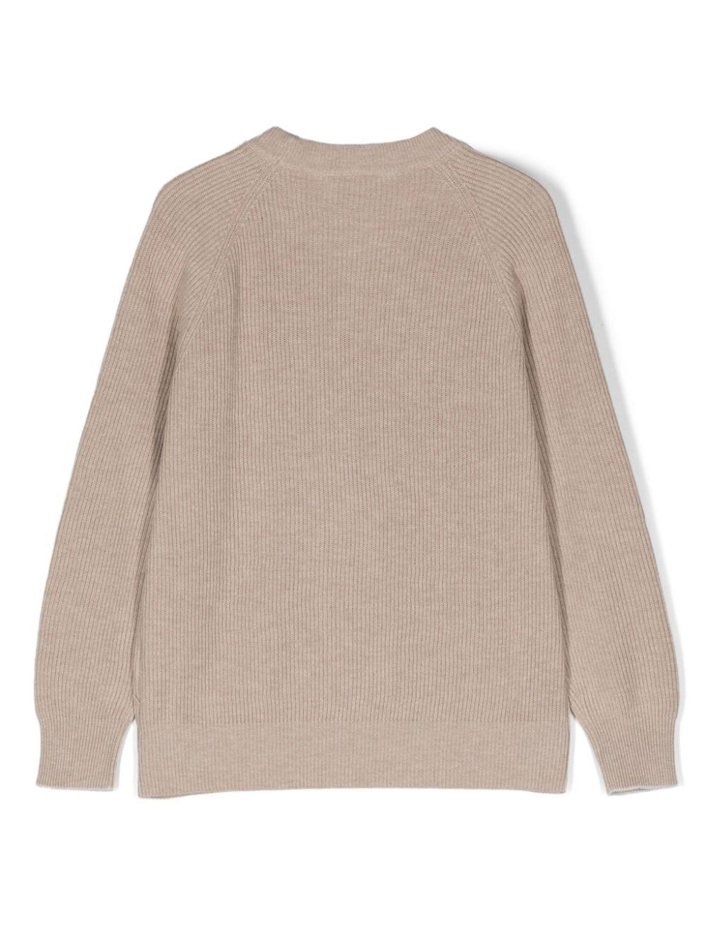 Maglione beige bambino