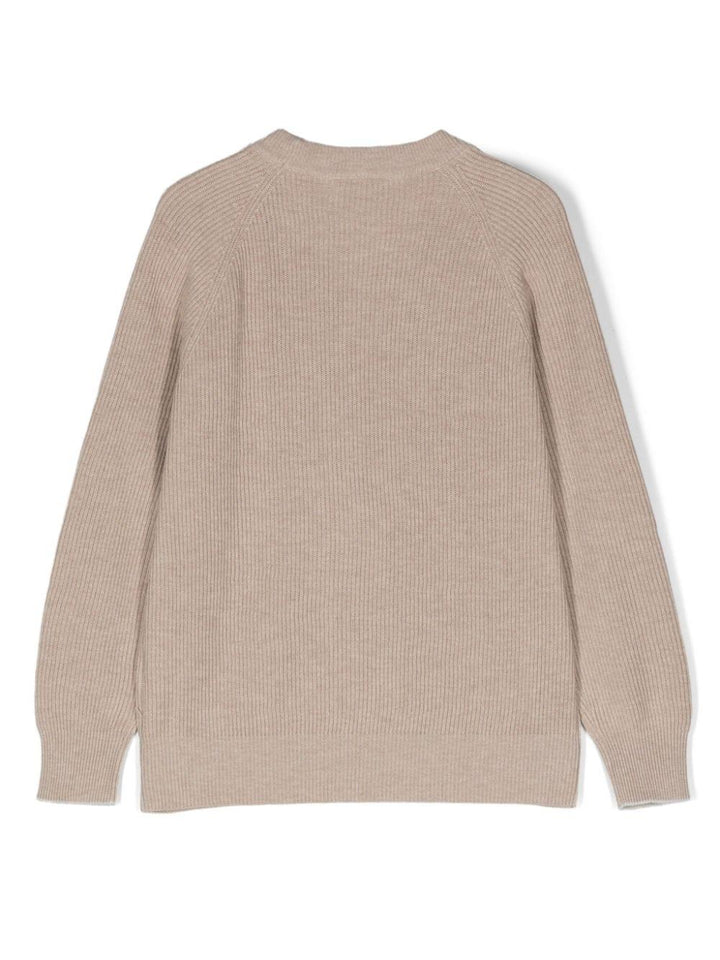 Maglione beige bambino