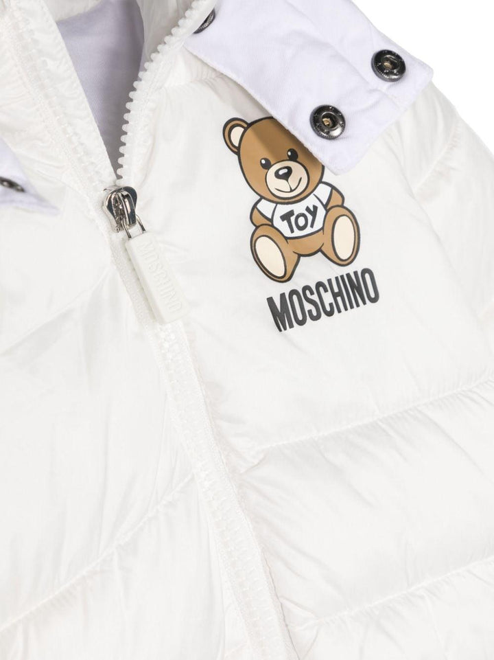 Piumino bianco neonato unisex