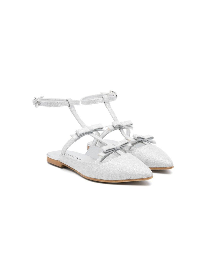 Ballerine argento bambina