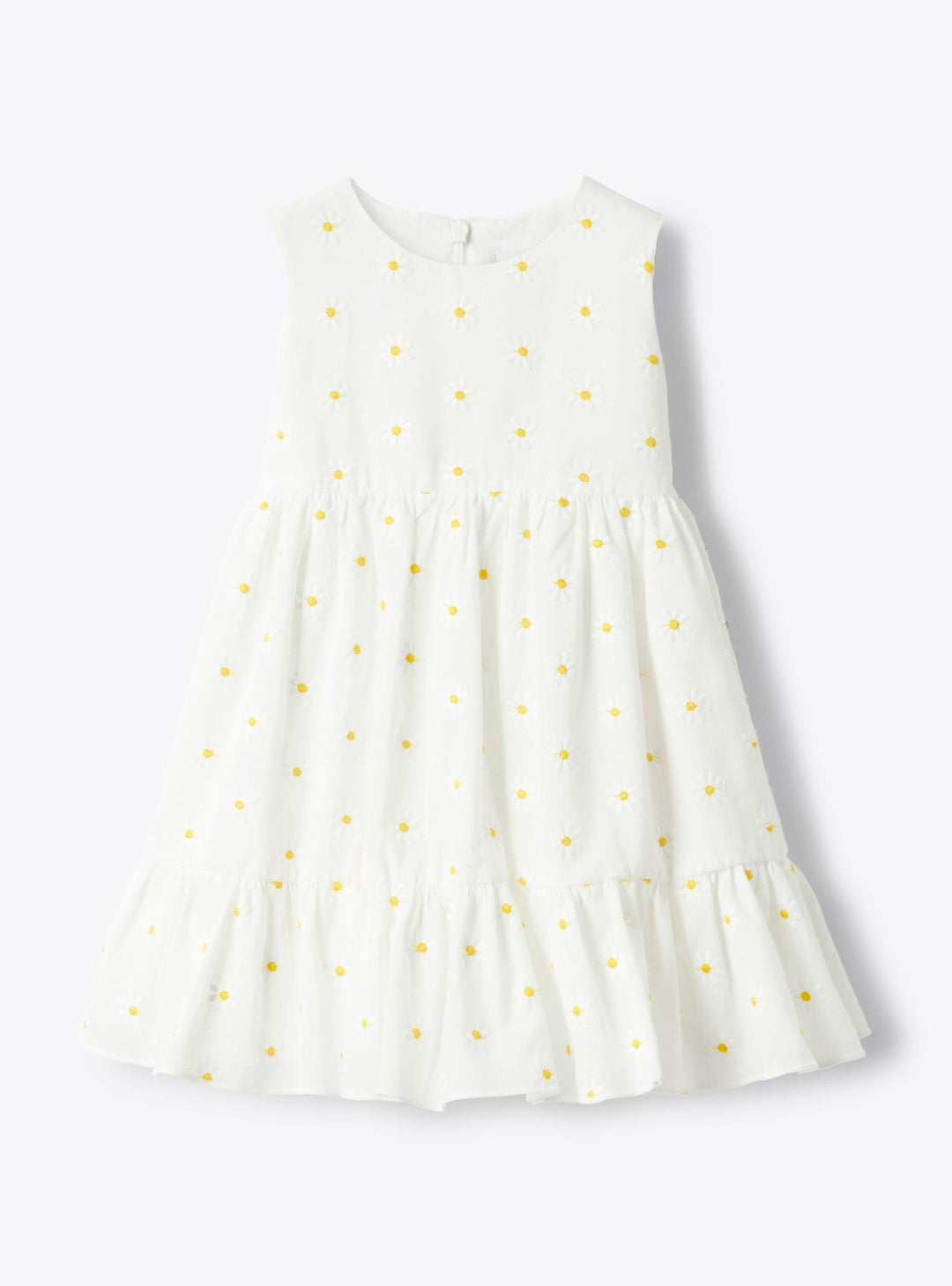 abito bianco bambina P25VA330C5053 010 IL GUFO 