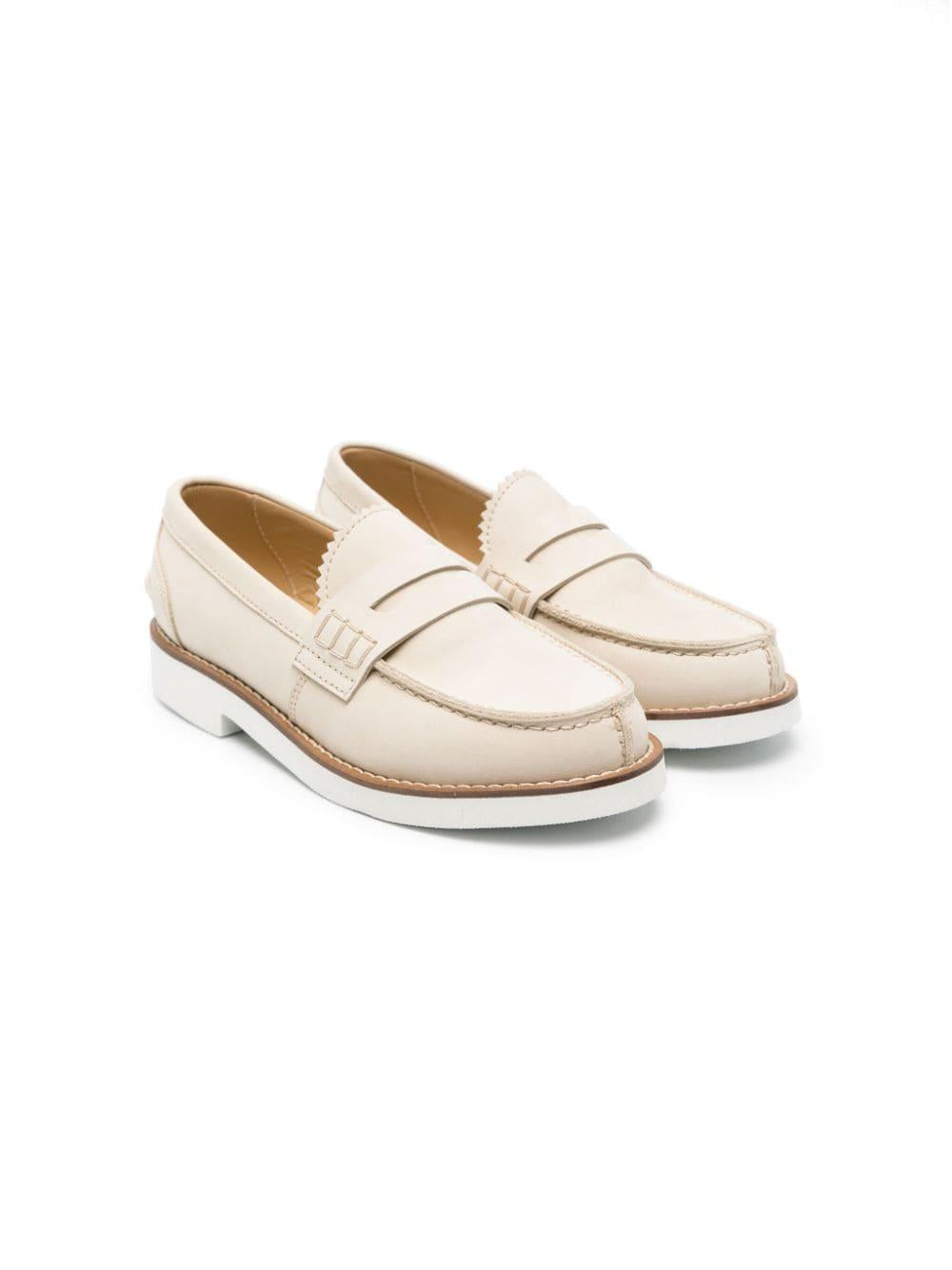 Mocassini beige bambino