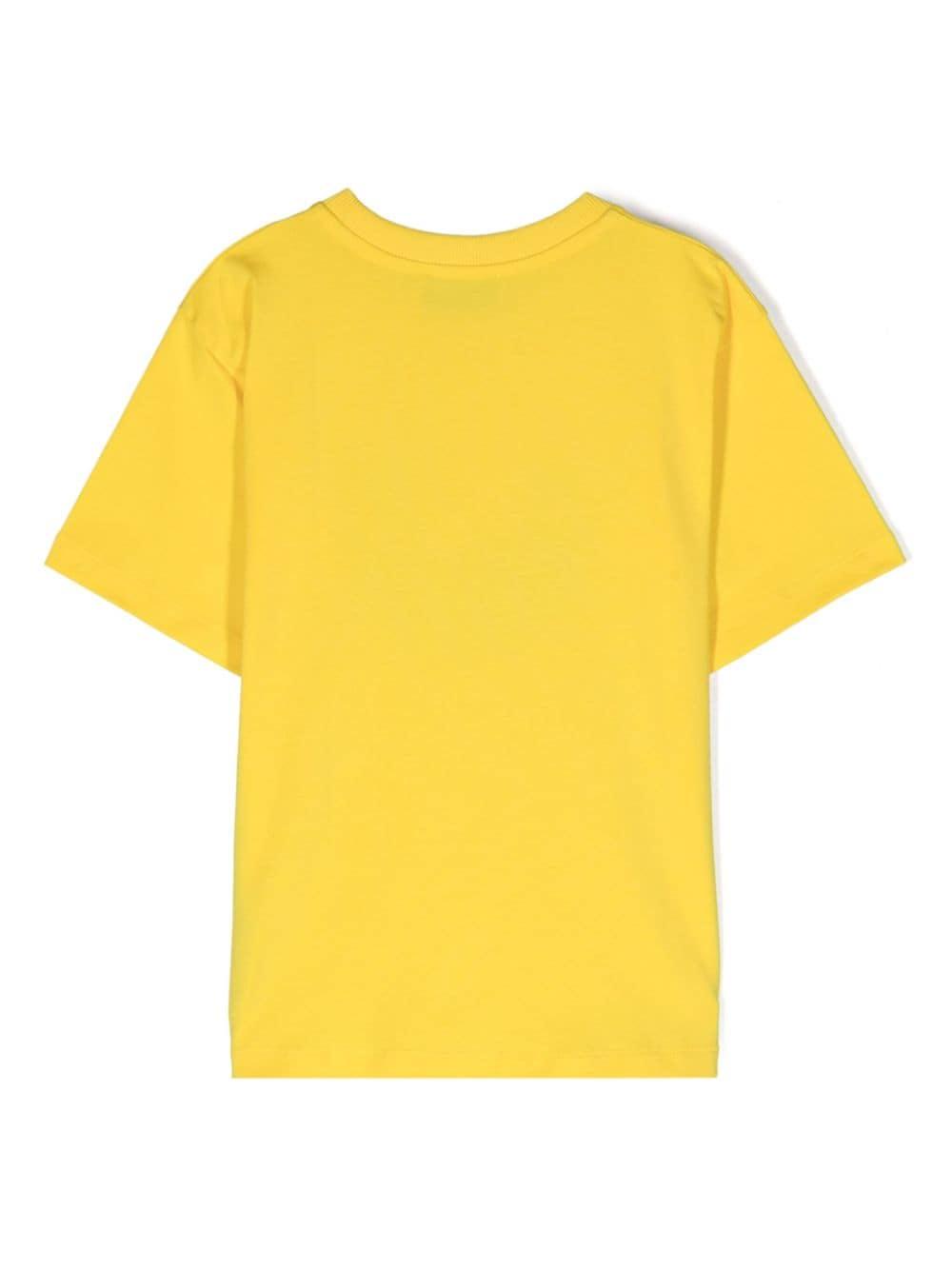 T-shirt bambino gialla/multicolore