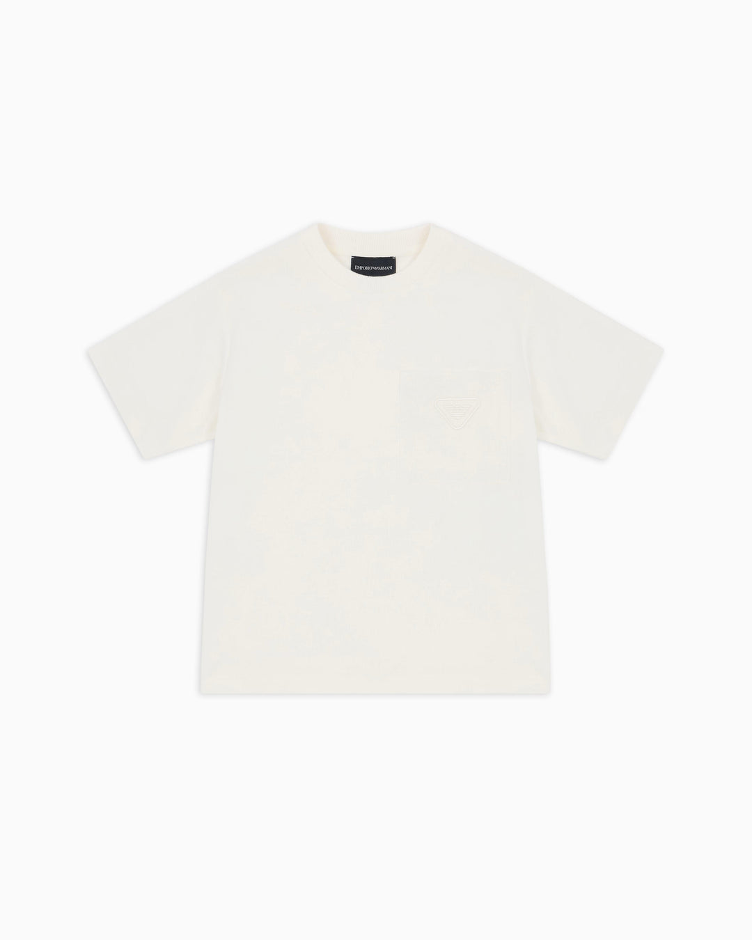 t-shirt bianca bambino EB000230AF13450 U0003 EMPORIO ARMANI KIDS 
