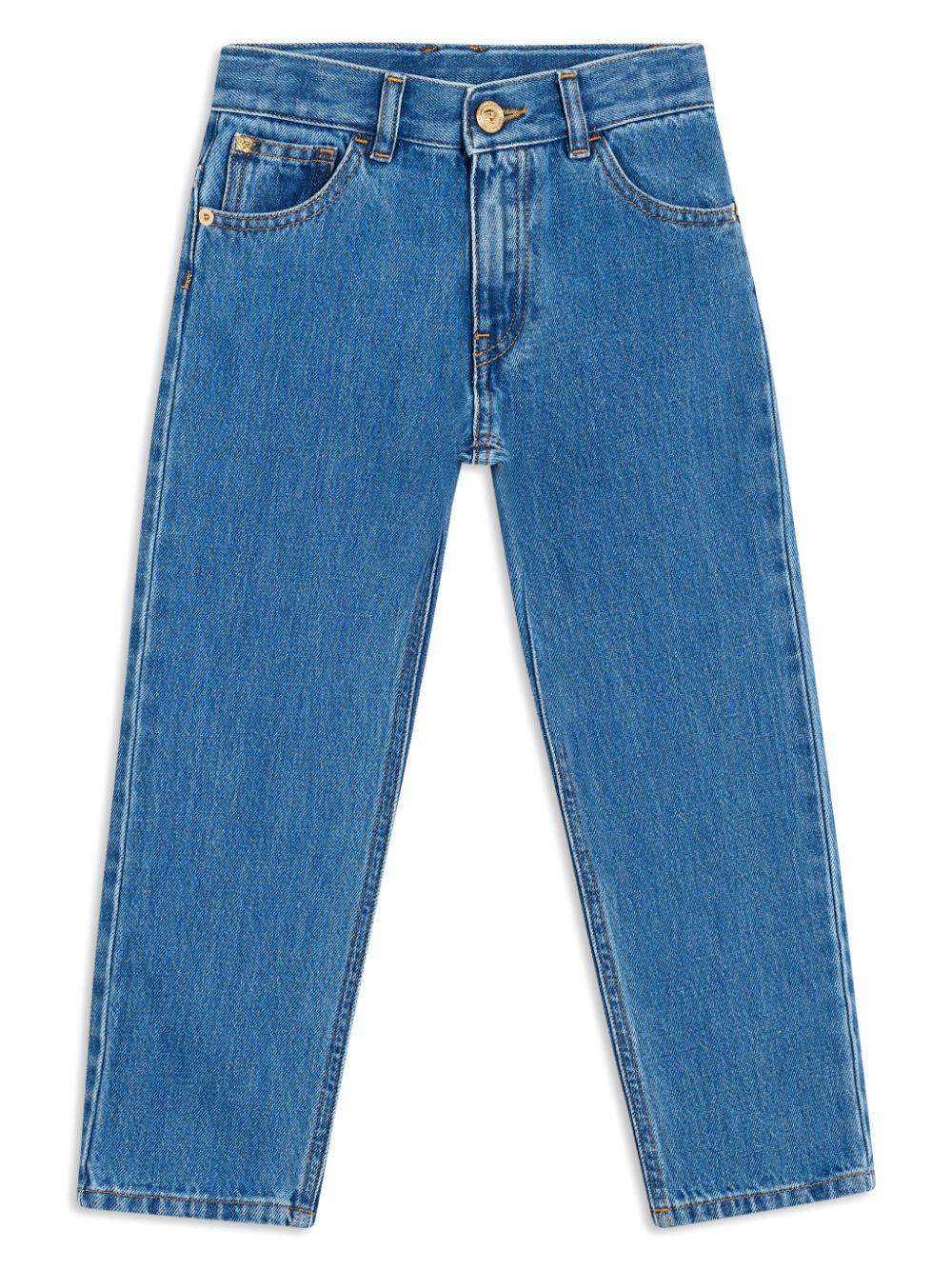 Pantaloni blu denim bambino